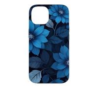 Carcasa para iPhone 14 Flores Azul Oscuro Midnight Floral