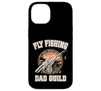 Carcasa para iPhone 14 Fly Fishing Dad Guild Fisher Man Día del Padre Susurrador de Peces