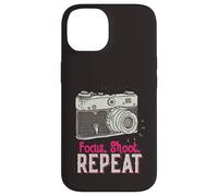 Carcasa para iPhone 14 Focus Shoot Repeat Photography Photographer Camera Vintage