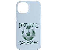 Carcasa para iPhone 14 Football Social Club Balón de fútbol Diseño de Estilo Vintage
