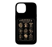 Carcasa para iPhone 14 Forager's Field Guide Setas comestibles Vintage Botanical