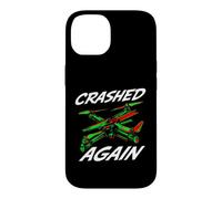Carcasa para iPhone 14 FPV Drone Pilot Quadcopter Crashed Again
