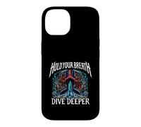 Carcasa para iPhone 14 Freediver Scuba Hold Your Breath Dive Deeper