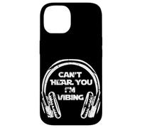 Carcasa para iPhone 14 Funny Beatmaker Gamer Headset Can't Hear You I'm Vibing