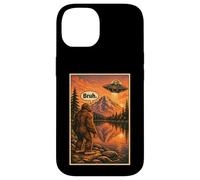 Carcasa para iPhone 14 Funny Bigfoot Bruh Alien UFO Introvert Spaceship