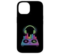 Carcasa para iPhone 14 Funny DJ Turntable Vinyl Records Música Mujeres Hombres