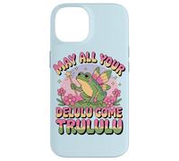 Carcasa para iPhone 14 Funny Frog Humor. May All Your Delulu Come Trululu Fairy