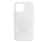 Carcasa para iPhone 14 Funny Grilling Dad Salchichas Griller Humor Grunge Skull
