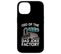 Carcasa para iPhone 14 Funny Mens Joke Fathers Retro CEO de The Dad Joke Factory