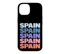 Carcasa para iPhone 14 Funny Modern Repetitive Text Design Spain Spaniard Europe