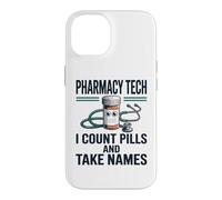 Carcasa para iPhone 14 Funny Pharmacy Tech Squad Asistente de farmacéutico CPhT