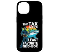 Carcasa para iPhone 14 Funny Spearfishing The Tax Man Shark Diver
