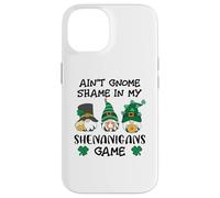 Carcasa para iPhone 14 Funny St Patricks GNOME Prone to Shenanigans with My Gnomies
