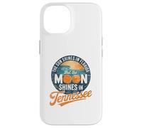 Carcasa para iPhone 14 Funny Tennessee Moon Shines, Florida Sun Shines TN Humor