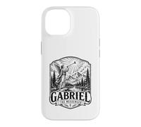 Carcasa para iPhone 14 Gabriel El Arcángel Mensajero Cristiano Ángel Escena