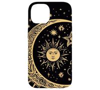 Carcasa para iPhone 14 Galaxy Night Sky Moon Lunar Stars Sun Love
