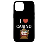 Carcasa para iPhone 14 Gambling Win Jackpot Luck Gambler i Love Casino