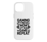 Carcasa para iPhone 14 Gaming Fitness Lift Run Game Walk Repeat