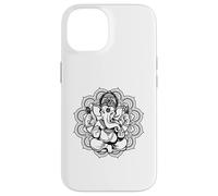 Carcasa para iPhone 14 Ganesha Mandala Hindú Dios Hinduismo Yoga Regalo
