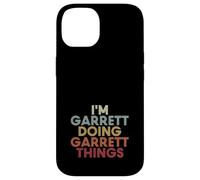 Carcasa para iPhone 14 Garrett Name Garrett Personalized Name First Given