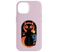 Carcasa para iPhone 14 Gato Felino Animal Mascota Gatito Bruja Místico