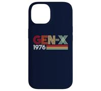 Carcasa para iPhone 14 Gen X 1976 Retro Generation xer Vintage Text Style