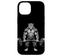 Carcasa para iPhone 14 Genial musculoso Jaguar Bodybuilder Fitness Power Gym