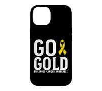 Carcasa para iPhone 14 Go Gold Support Childhood Cancer Awareness Items Gifts