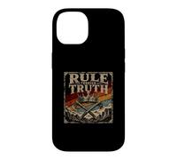 Carcasa para iPhone 14 Gobernar a través de la Verdad, Ejes Cruzados, Vintage