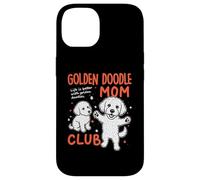 Carcasa para iPhone 14 Golden Doodle Mom Club Goldendoodle Dog Mom Día de la Madre