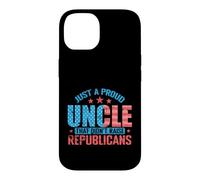 Carcasa para iPhone 14 Gráfico de tío Orgulloso antirepublicano