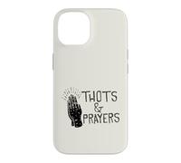 Carcasa para iPhone 14 Gráfico humorístico de Parodia Divertida de THOTS & Prayers