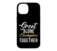 Carcasa para iPhone 14 Grandes campeones Solos Juntos Deporte Equipo