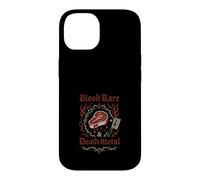 Carcasa para iPhone 14 Grill Metalhead Parrilla Barbacoa Cocinar Skull Rock Dad Vibes