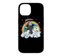 Carcasa para iPhone 14 Grim Reaper Riding Unicorn | Aesthetic Pastel Goth Girls