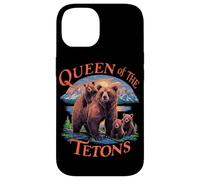 Carcasa para iPhone 14 Grizzly 399 Bear Lovers Reina del Parque Nacional Tetons