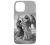Carcasa para iPhone 14 Gustave Dore Jacob luchando con el ángel 1855
