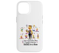 Carcasa para iPhone 14 Gymnastics Mom Funny Ducks Gymnastics Mama