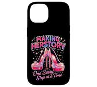 Carcasa para iPhone 14 Haciendo de Herstory un Paso Atrevido a la Vez