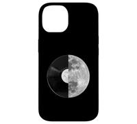 Carcasa para iPhone 14 Half Moon Vinyl Record Design - Music Lover Lunar Graphic