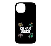 Carcasa para iPhone 14 Ham Radio Operator CQ Ham Junkie Amateur Broadcaster