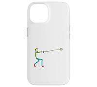 Carcasa para iPhone 14 Hammer Throw Stickman