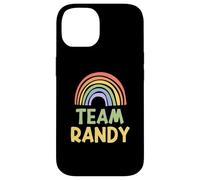Carcasa para iPhone 14 Happy Colorful Team Randy Rainbow Pride Green Yellow