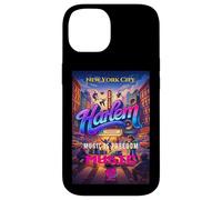 Carcasa para iPhone 14 Harlem Vibes, Cool New York Harlem Street Music Free Style