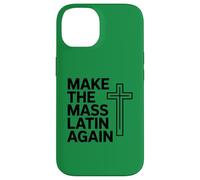 Carcasa para iPhone 14 Haz de Nuevo la Cruz católica Tradicional en latín