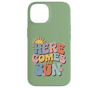 Carcasa para iPhone 14 Here Comes The Sun Retro Flower Spring Happy Summer