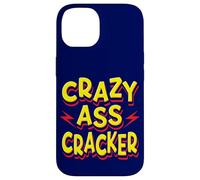 Carcasa para iPhone 14 Hillbilly Crazy Ass Cracker Cita Divertida Sureño de EE. UU