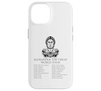 Carcasa para iPhone 14 Historia Griega clásica - Alejandro Magno World Tour