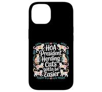 Carcasa para iPhone 14 HOA President Herding Cats Gotta Be Easier -