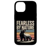 Carcasa para iPhone 14 Honey Badger Vintage de Fearless by Nature